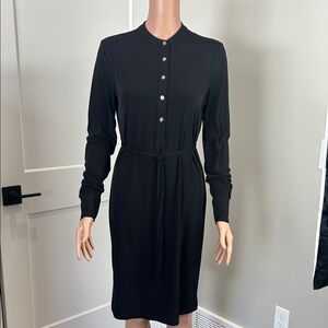 Calvin Klein Black Long Sleeve Dress